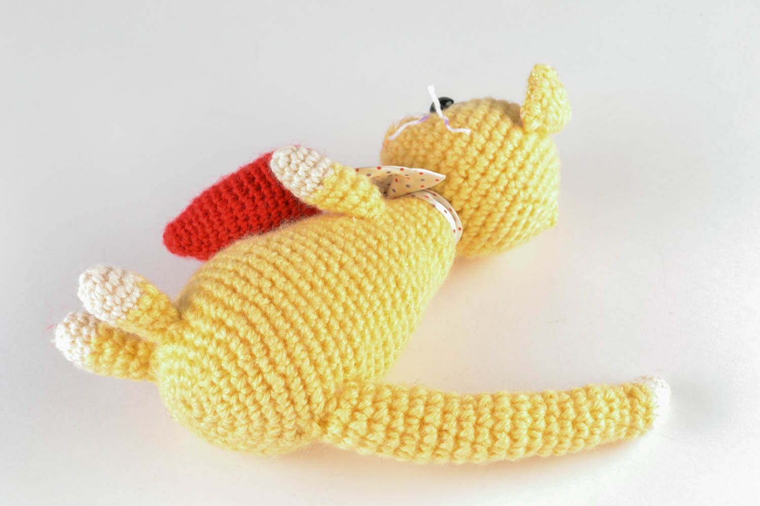 Handmade children's crochet toy photo 3