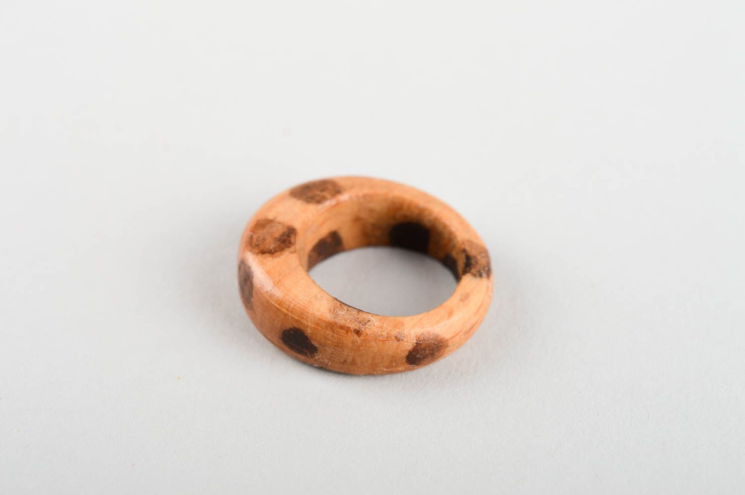 Кольцо ручной работы кольцо для девушек необычное с пятнышками модное кольцо фото 4
