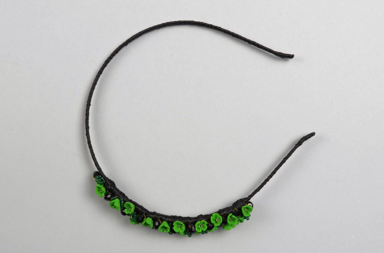 Handmade Mode Schmuck in Grün stilvoller Haar Schmuck Geschenk für Mädchen foto 5