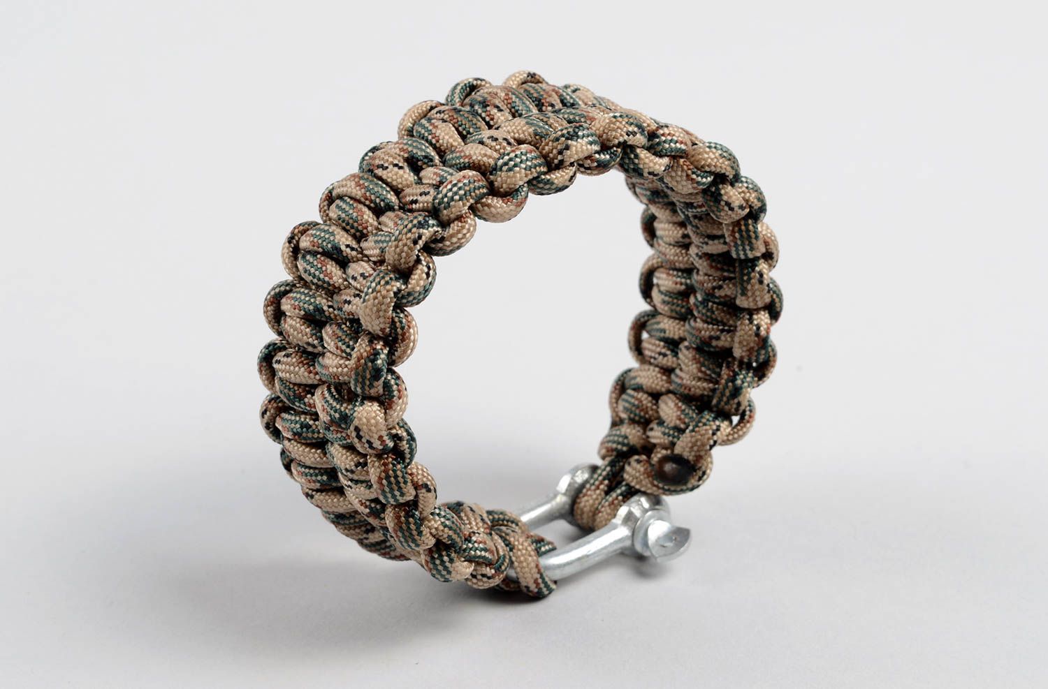 Beautiful handmade bracelet designs woven cord bracelet textile jewelry photo 4