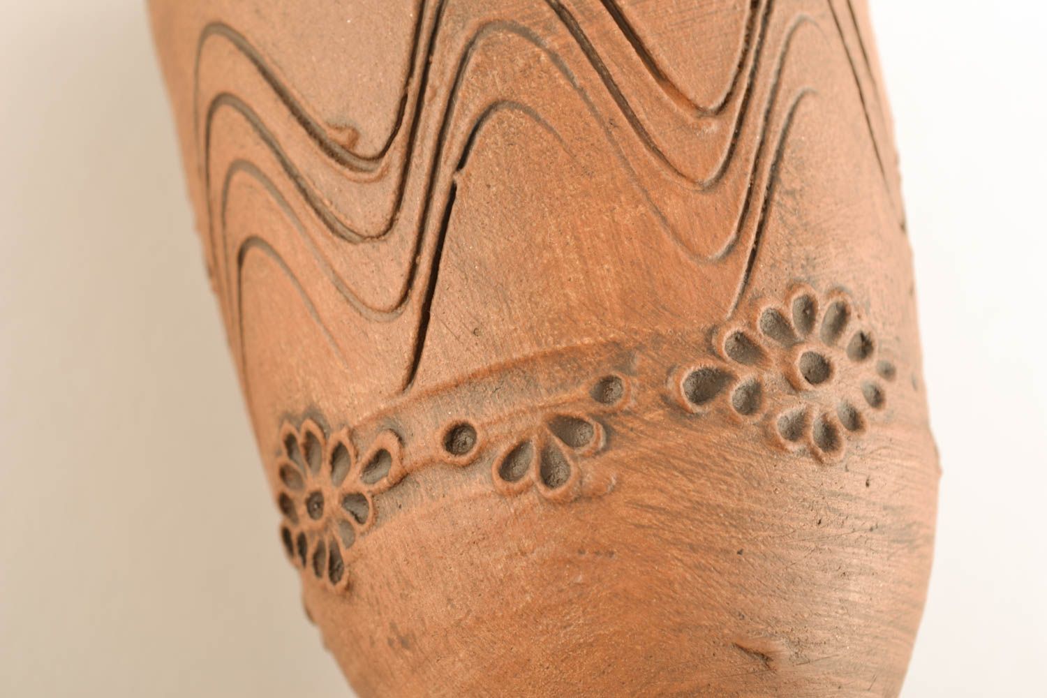 Handmade ceramic goblet photo 4