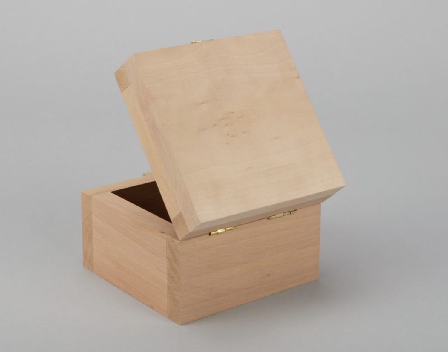 Boîte rectangulaire en bois brut photo 5
