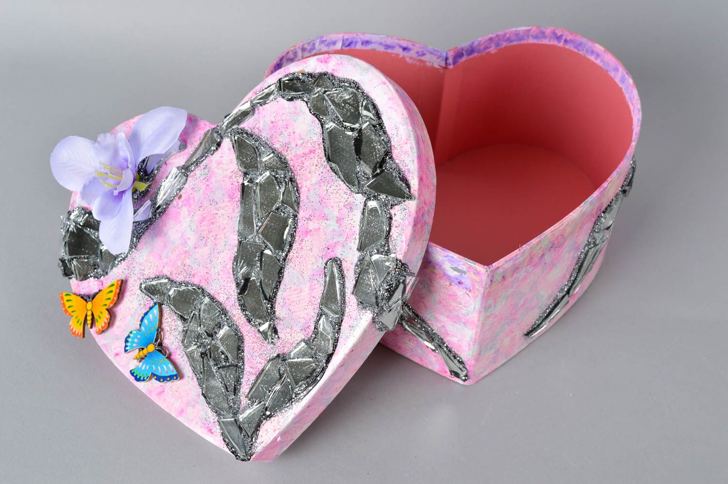 Beautiful handmade box design jewelry box sandpainting ideas gifts for her photo 5