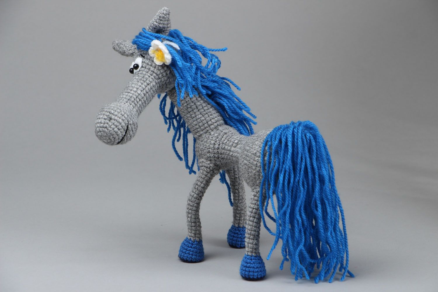 Soft crochet toy Little Horse photo 3