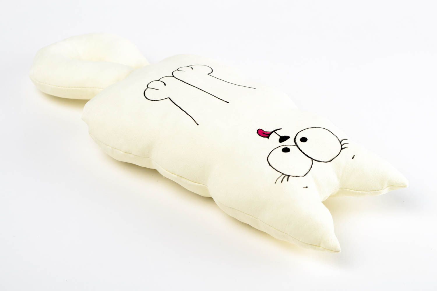Игрушка-подушка ручной работы детская подушка милая детская игрушка из ткани фото 3