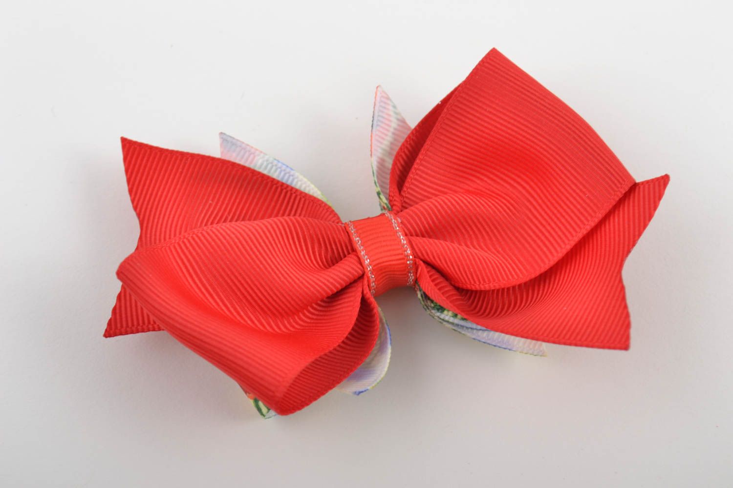 Handmade ribbon bow hair bow for girl jewelry making supplies bows for hair photo 2