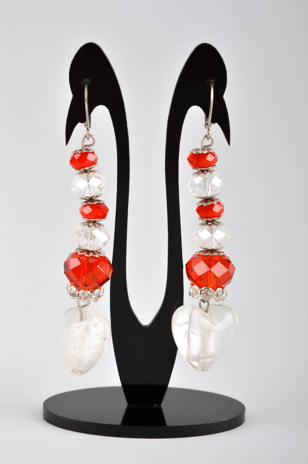Handmade earrings beaded dangling earrings fashion jewelry gifts for girlfriend photo 2