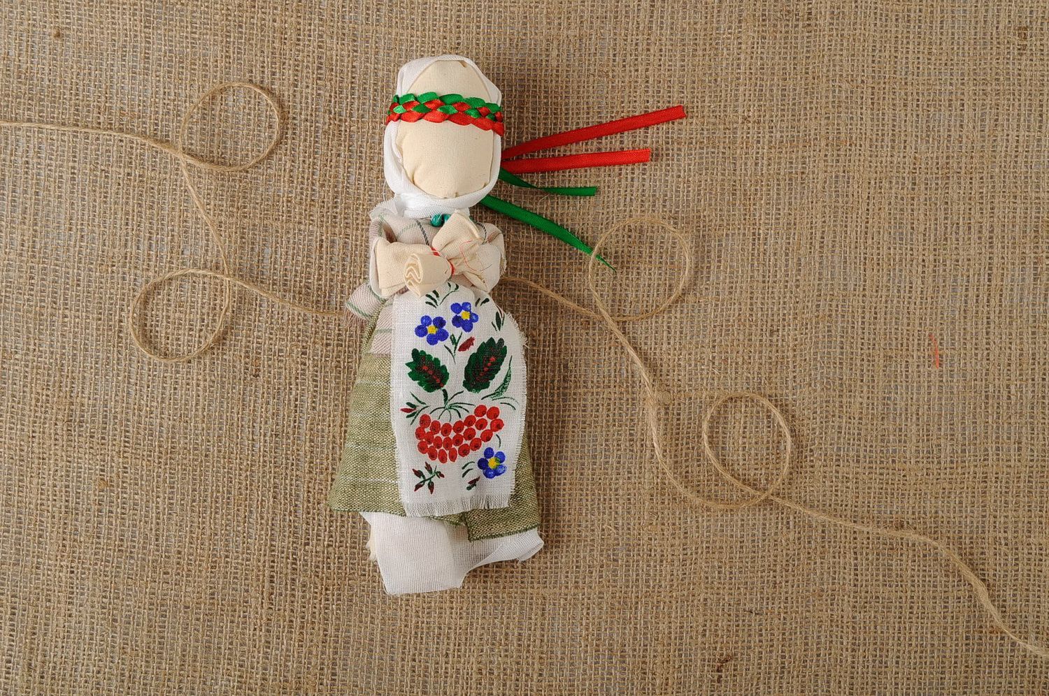 Doll motanka in ethnic style photo 1