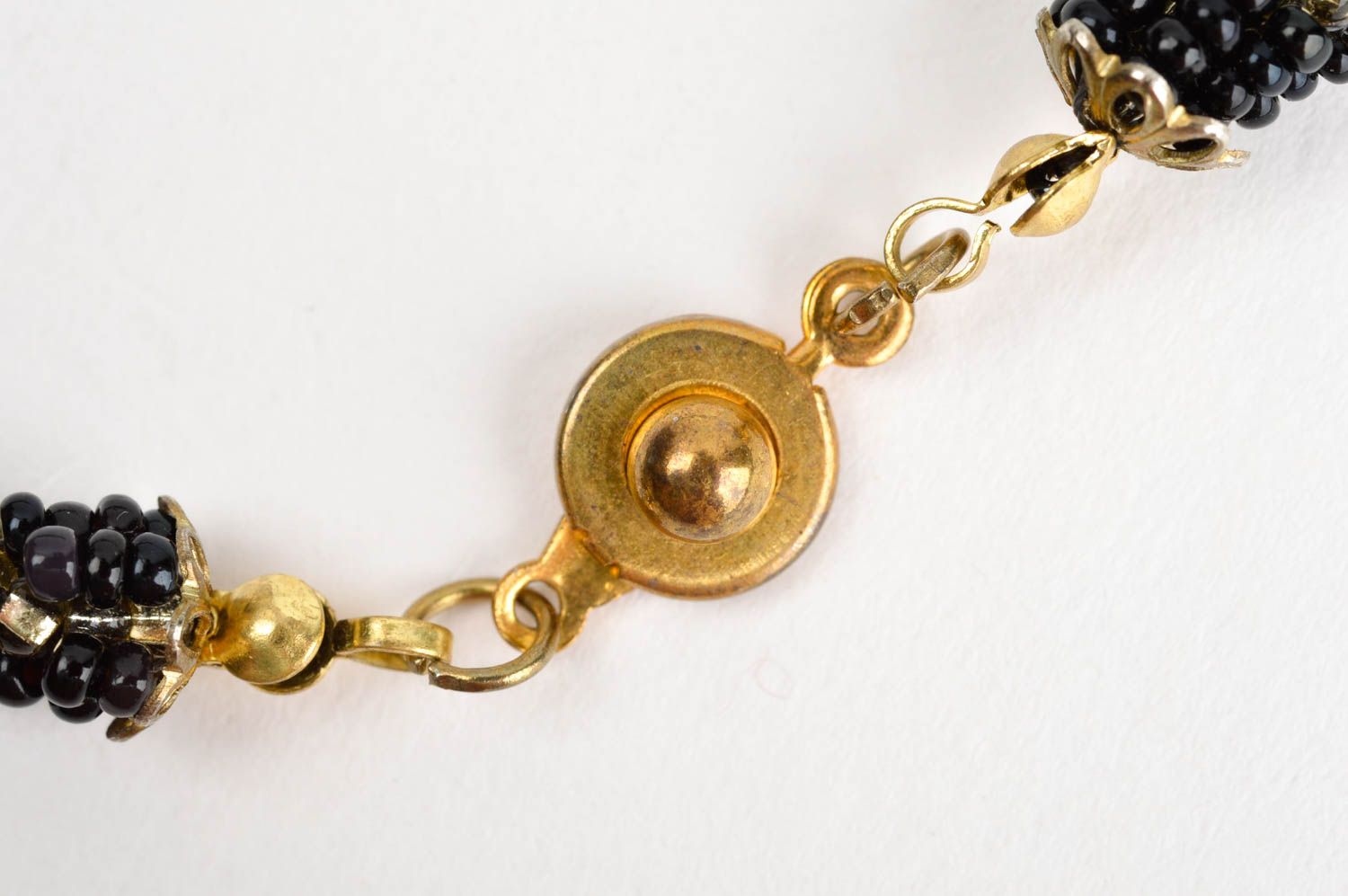 Колье из бисера украшение ручной работы оригинальное ожерелье из бисера фото 4