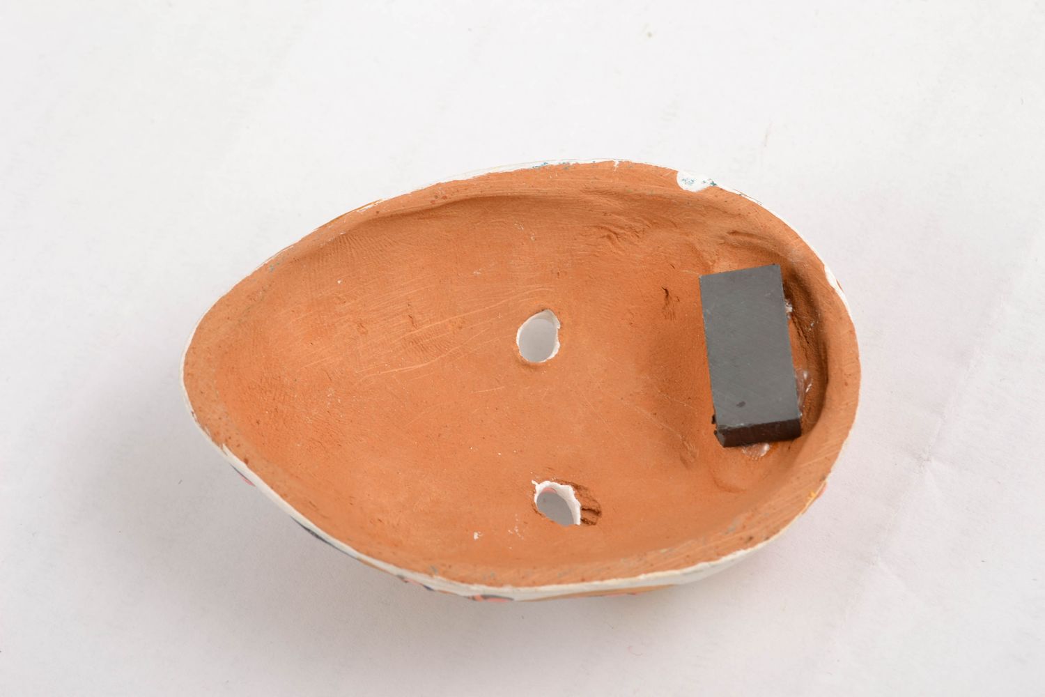 Kühlschrank Magnet aus Ton Maske foto 5