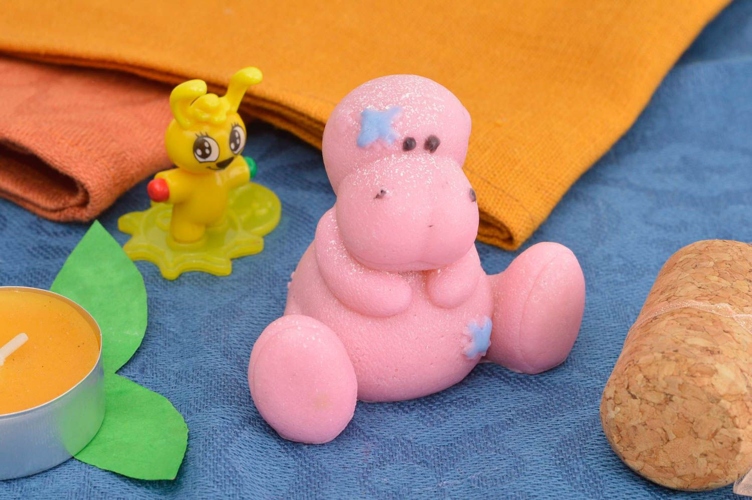 Jabón casero hecho a mano artículo de belleza regalo para niño Hipopótamo foto 1