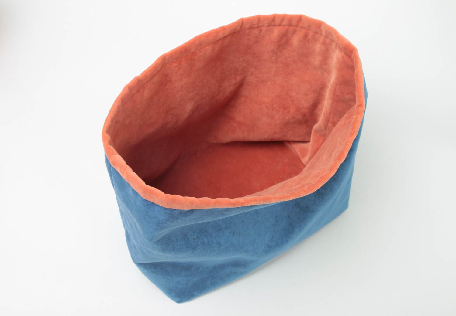 Bolsa textil hecha a mano organizador para juguetes objeto de decoración foto 3