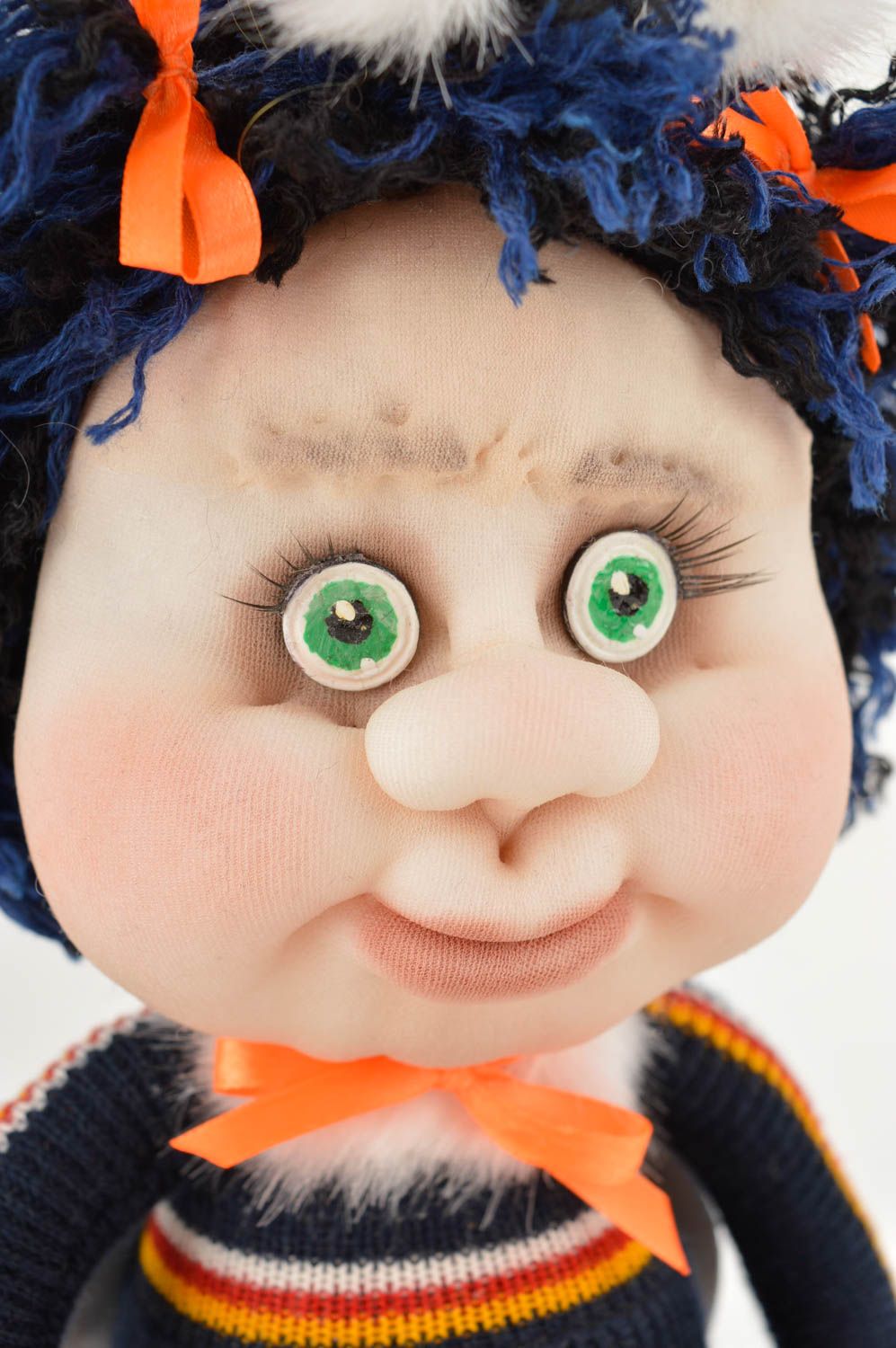 Wunderschöne Stoff Puppe handmade Haus Dekoration schönes Geschenk für Frau foto 2