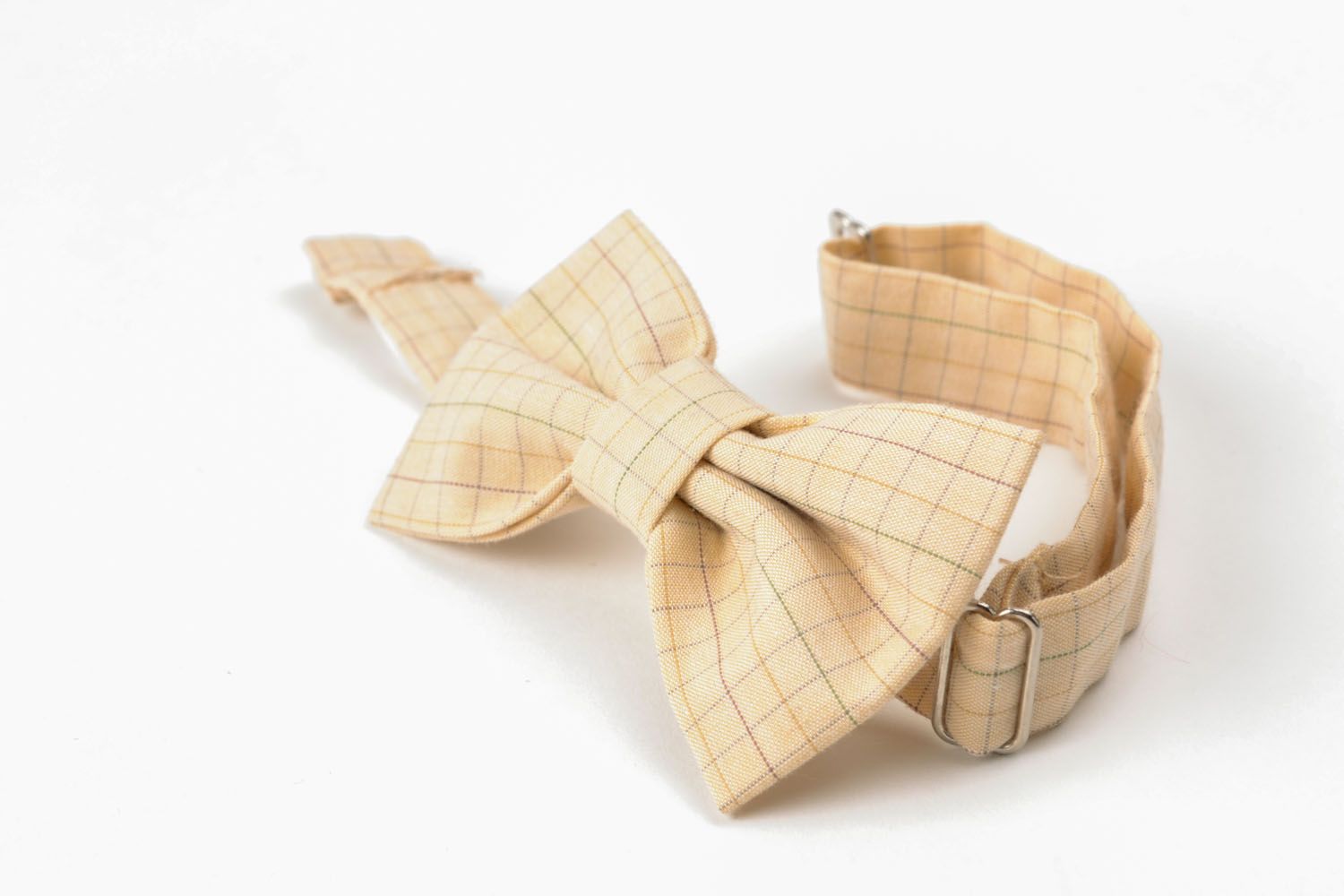 Cravatta a farfalla per bambini fatta a mano papillon accessori artigianali foto 2