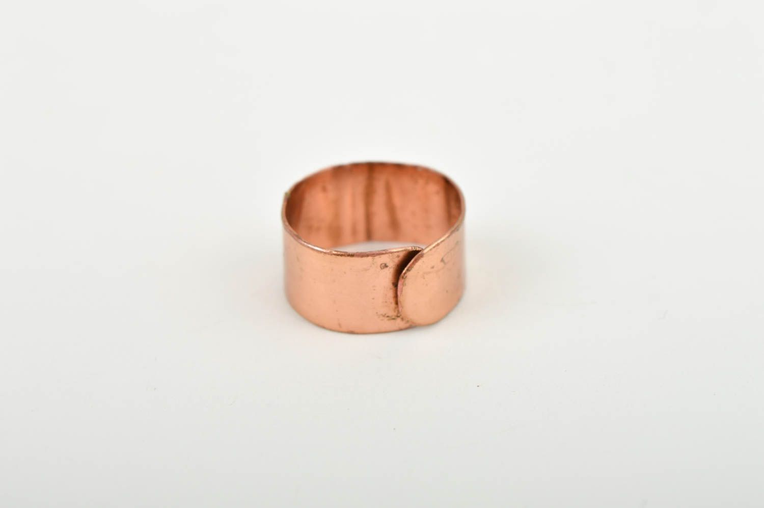 Красивое кольцо бижутерия ручной работы из меди необычное кольцо авторское фото 5
