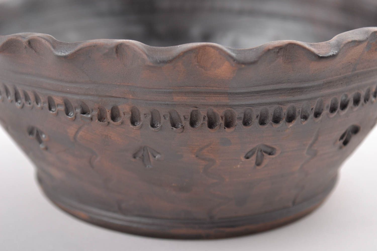 6,3 15 oz ceramic candy bowl with handmade ornament 1 lb photo 4