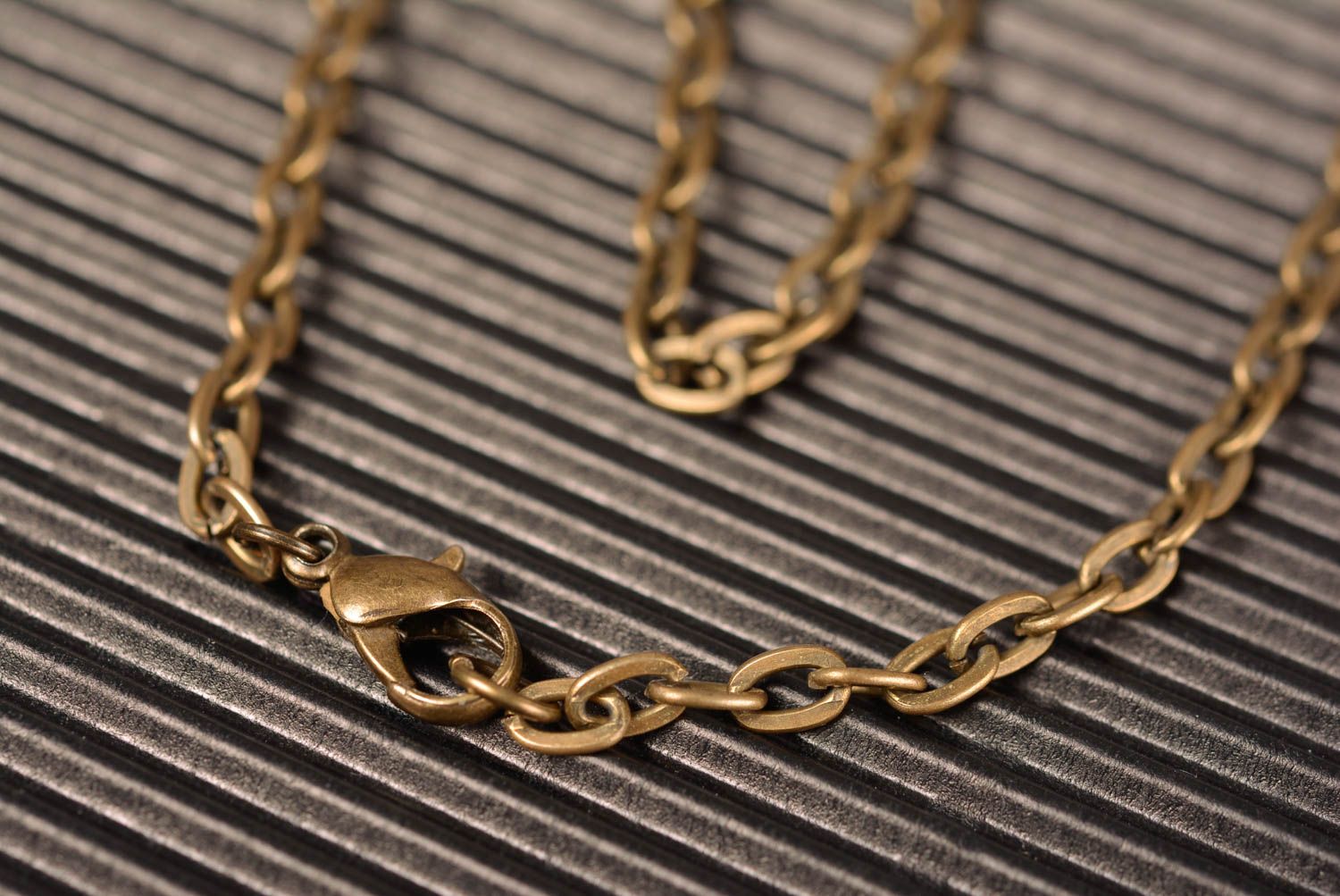 Massives Polymer Ton Collier handmade originelle Metallic Halskette prachtvoll foto 5