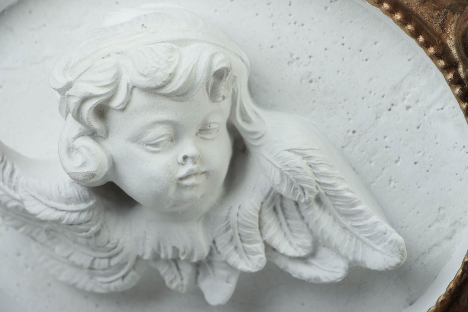 Plaster wall bas-relief Angel photo 2