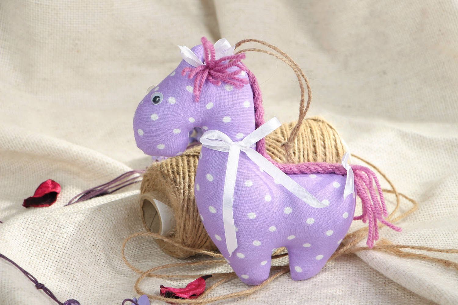 Textile toy Pony with Dots photo 4