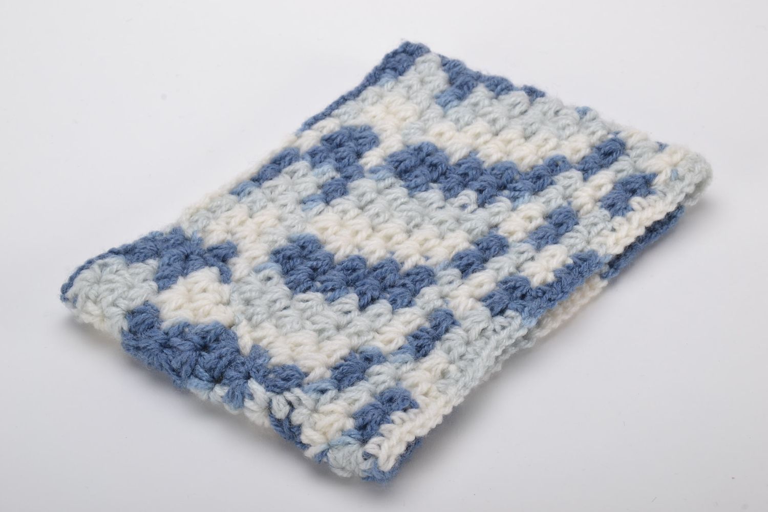 Écharpe tricotée au crochet chaude originale photo 2