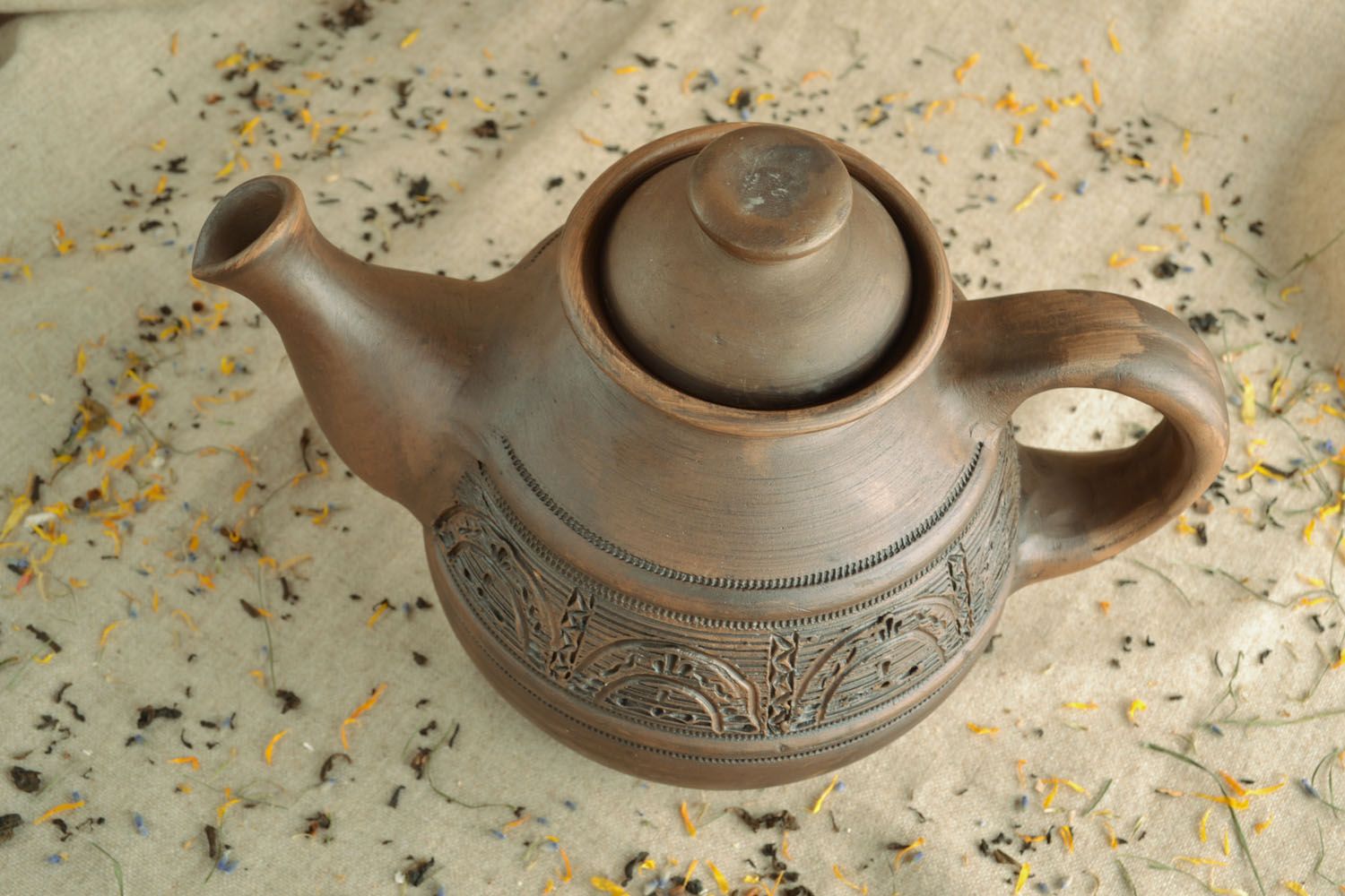 Homemade ceramic teapot photo 5