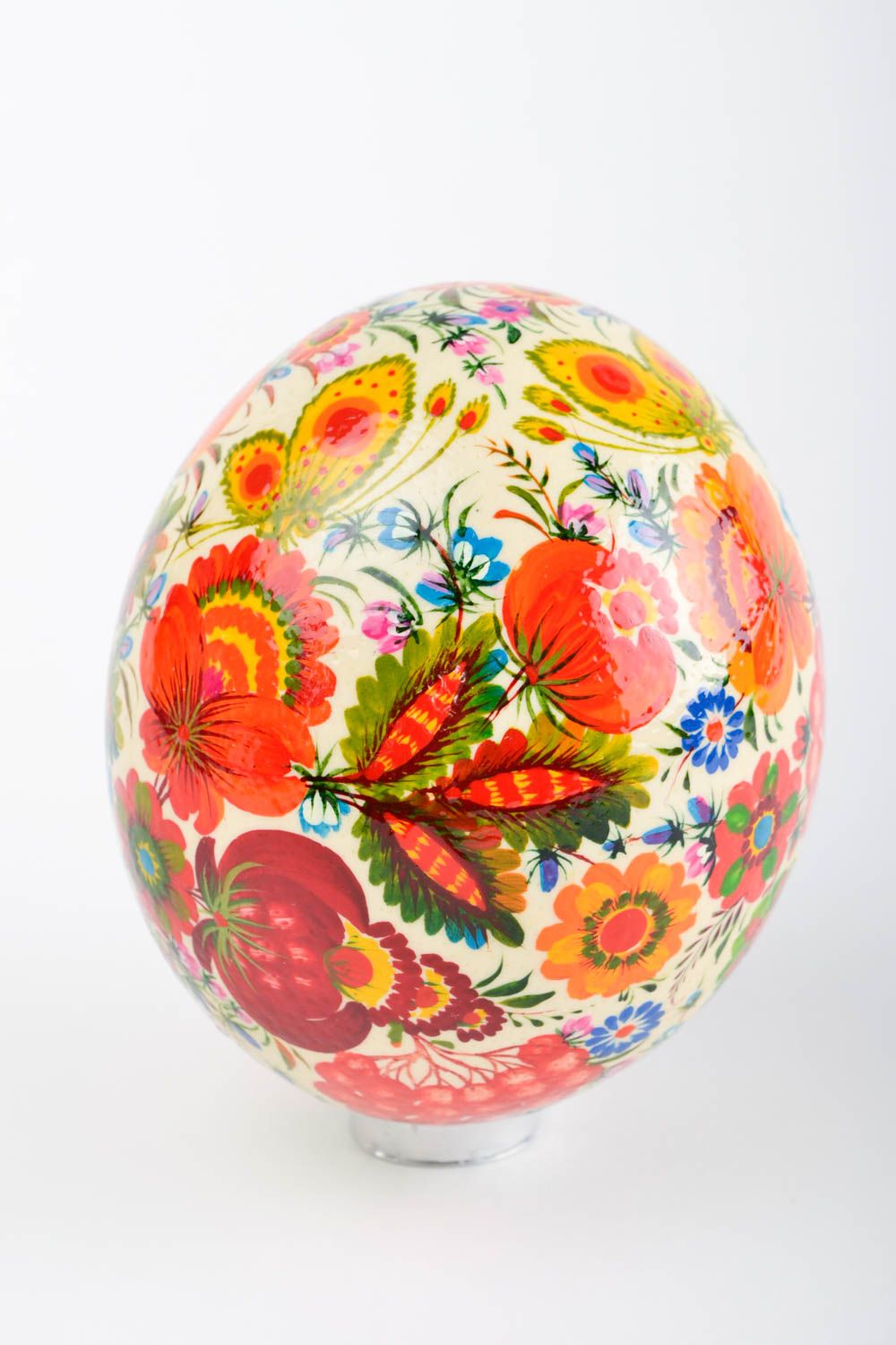 Пасхальное яйцо ручной работы украшение на Пасху предмет интерьера с петухами фото 5