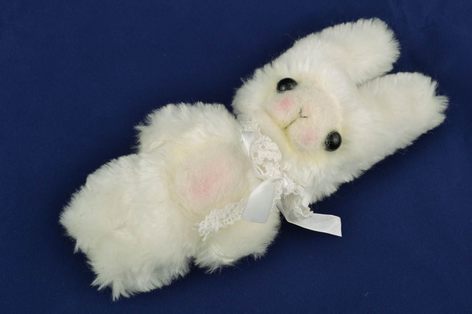 Soft toy White Bunny photo 1