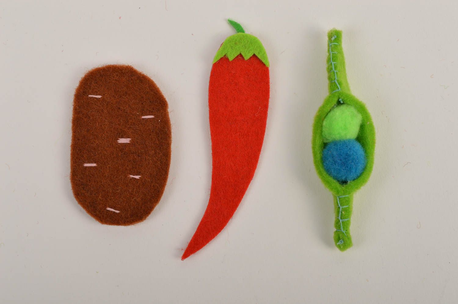 Magnets frigo fait main Magnets jouets légumes Aimants pour frigo Idée cadeau photo 3