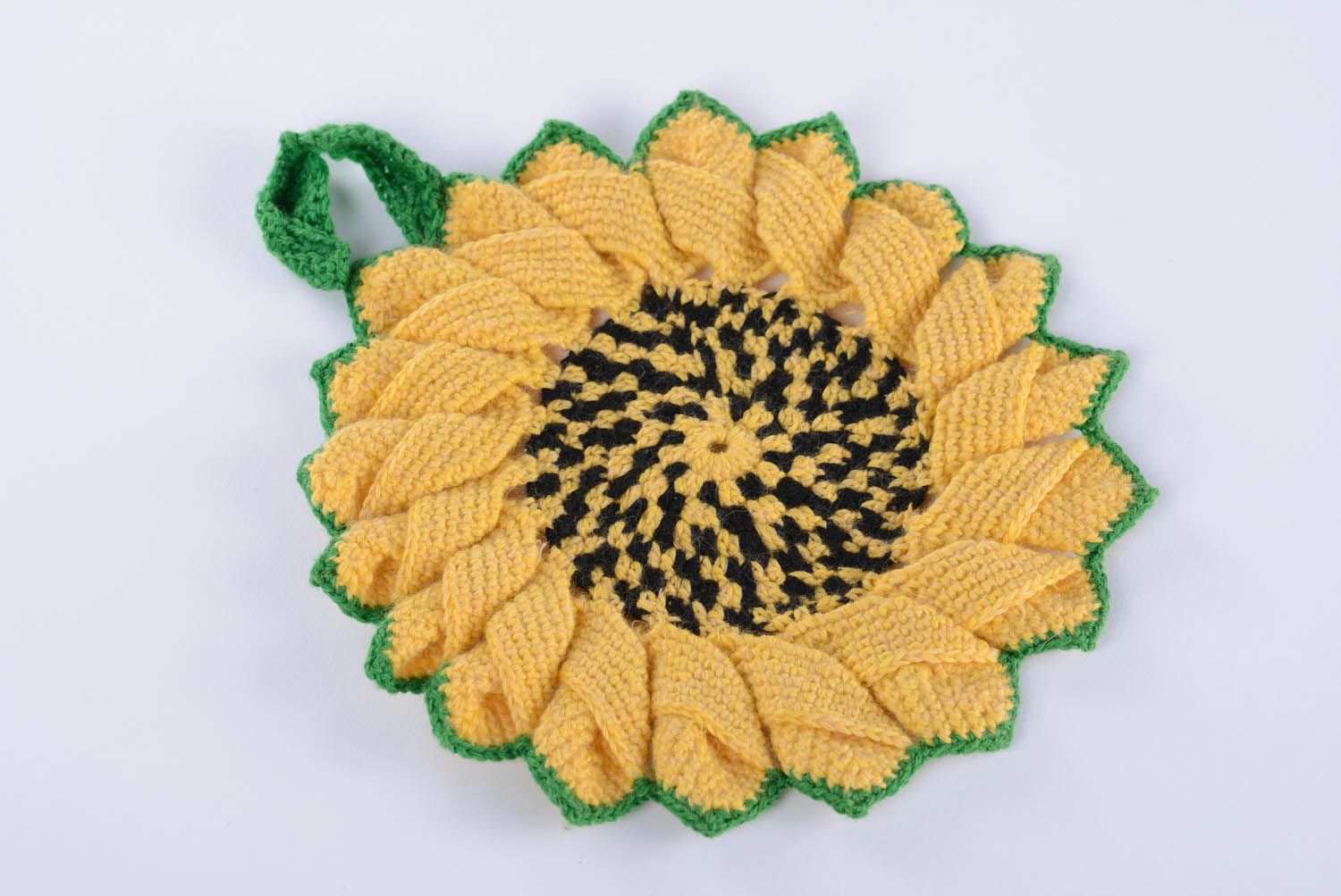 Pot holder Sunflowers photo 1