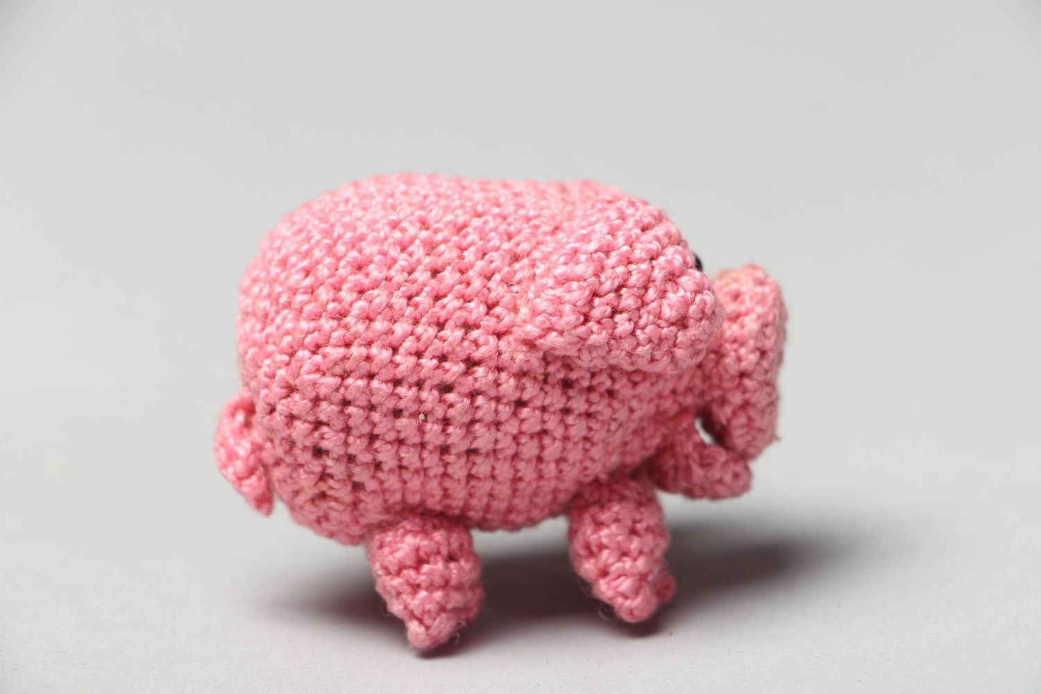 Hand crochet toy Pig photo 2