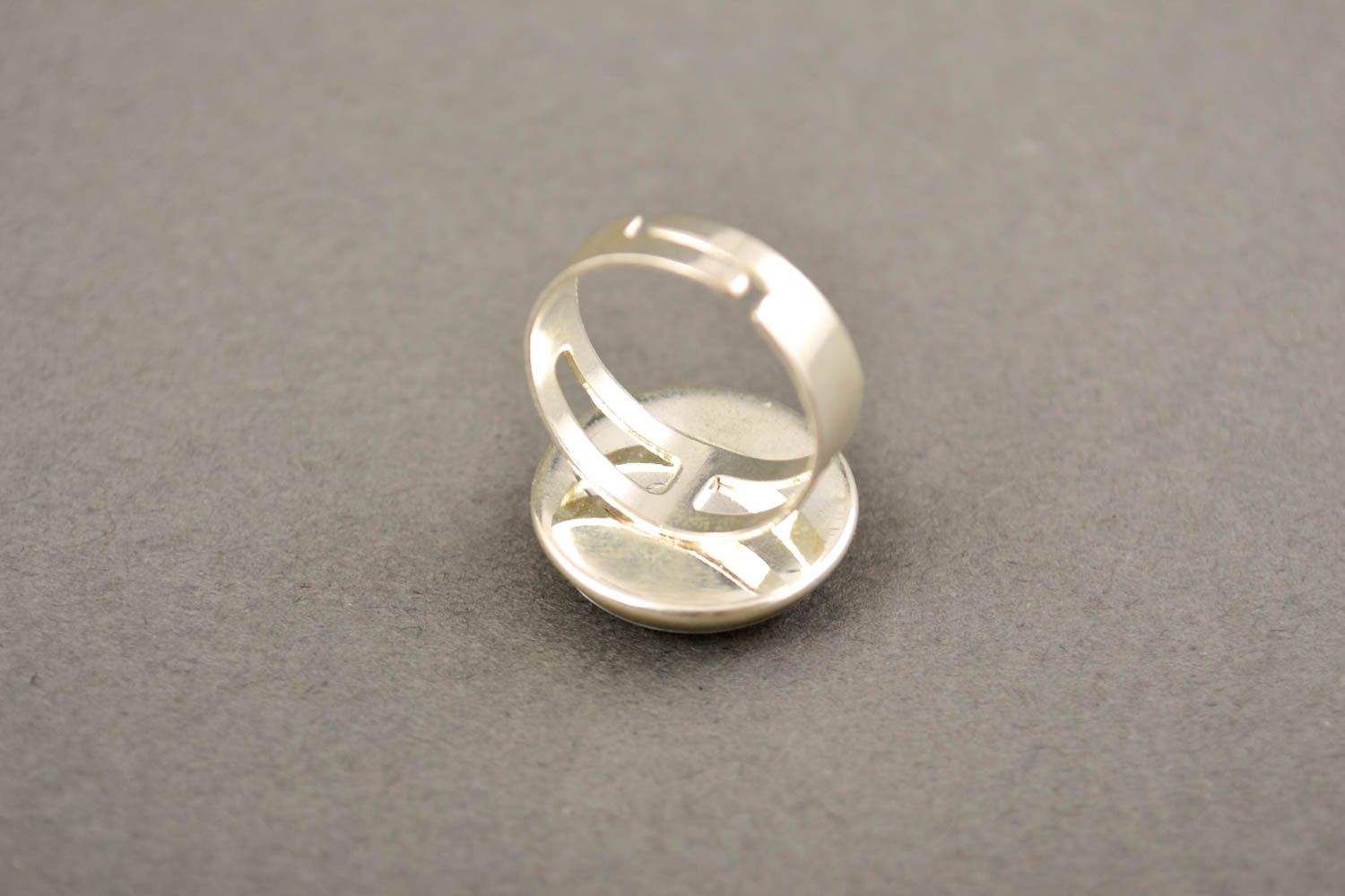 Ring Schmuck handgemachter Schmuck Ring für Damen mit Fotoprint und Epoxidharz foto 2