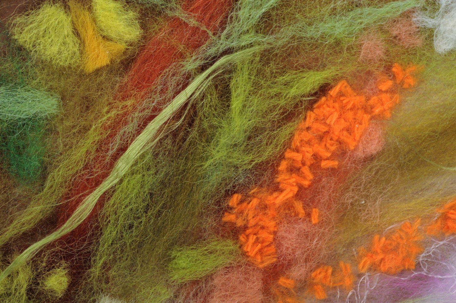 Painting made of felted wool photo 4