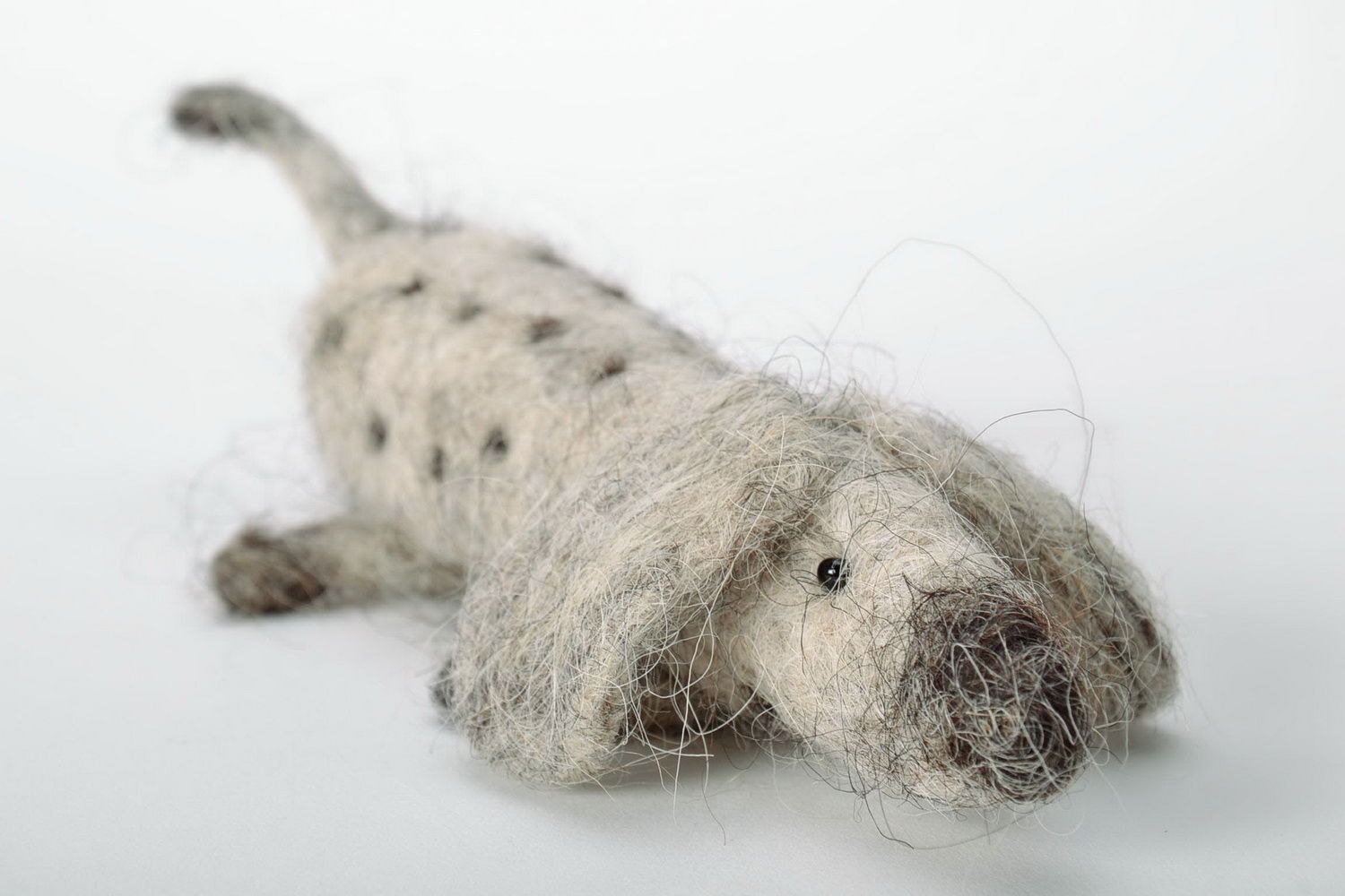 Muñeco de trapo de lana de fieltro foto 4