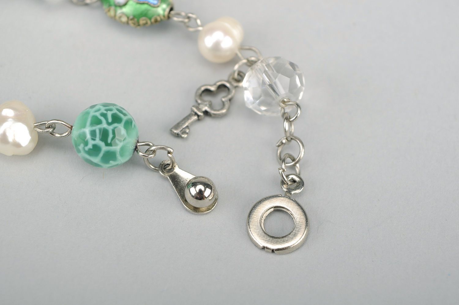 Bracelet with natural stones Small Key photo 4