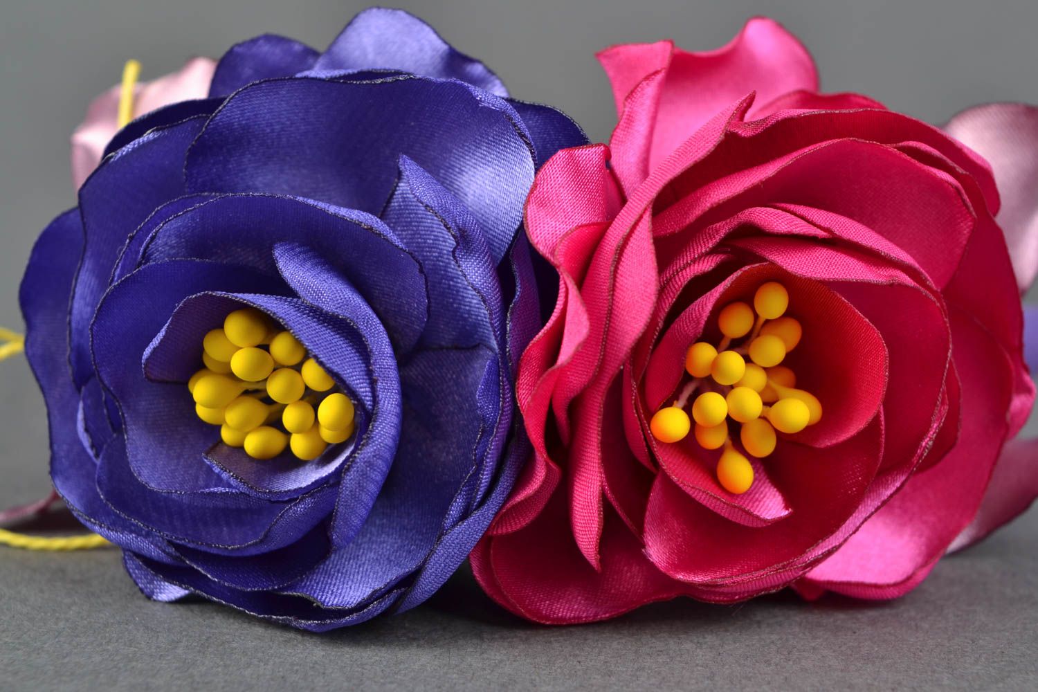 Beautiful bright floral headband photo 3