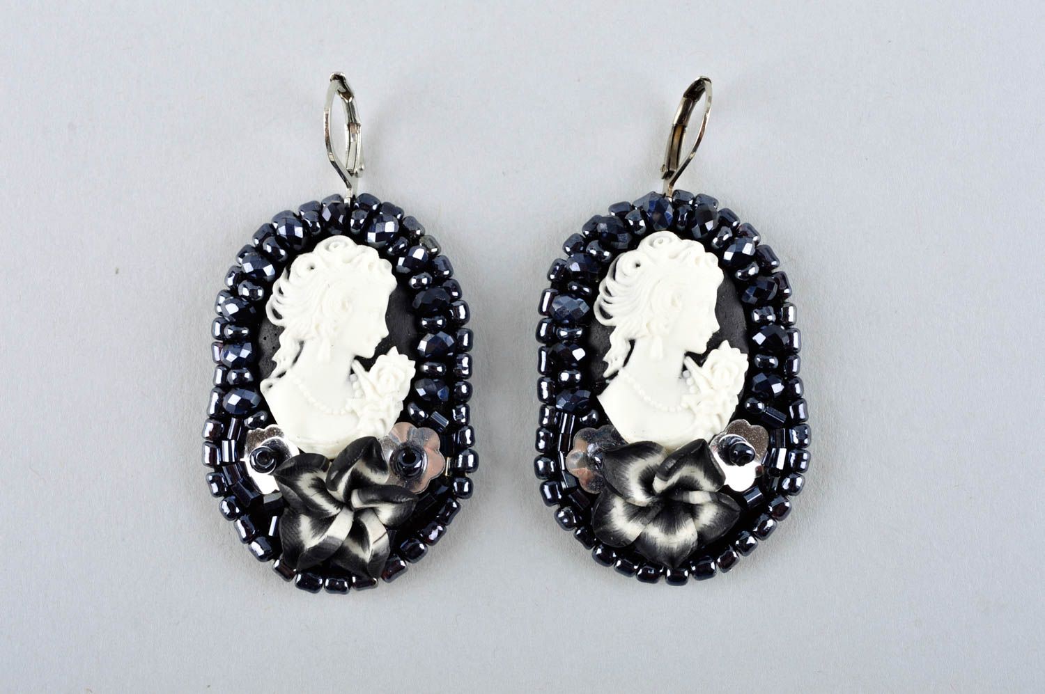 Handmade earrings ladies earrings fashion jewelry designer accessories photo 3