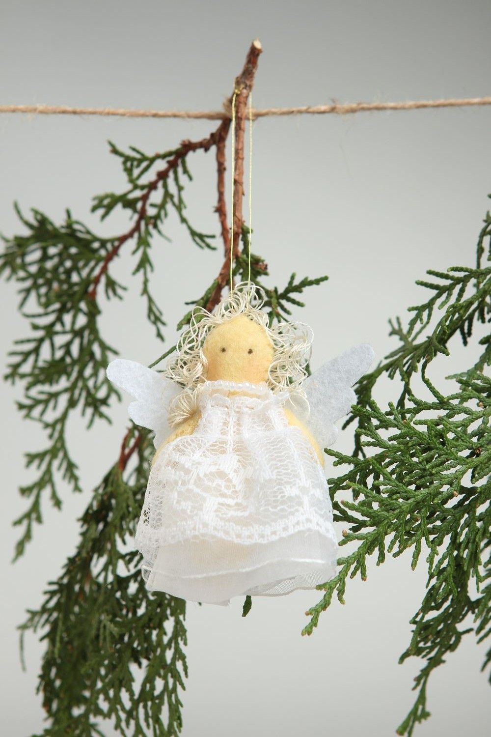 Decoración navideña hecha a mano elemento decorativo regalo original para niños foto 1