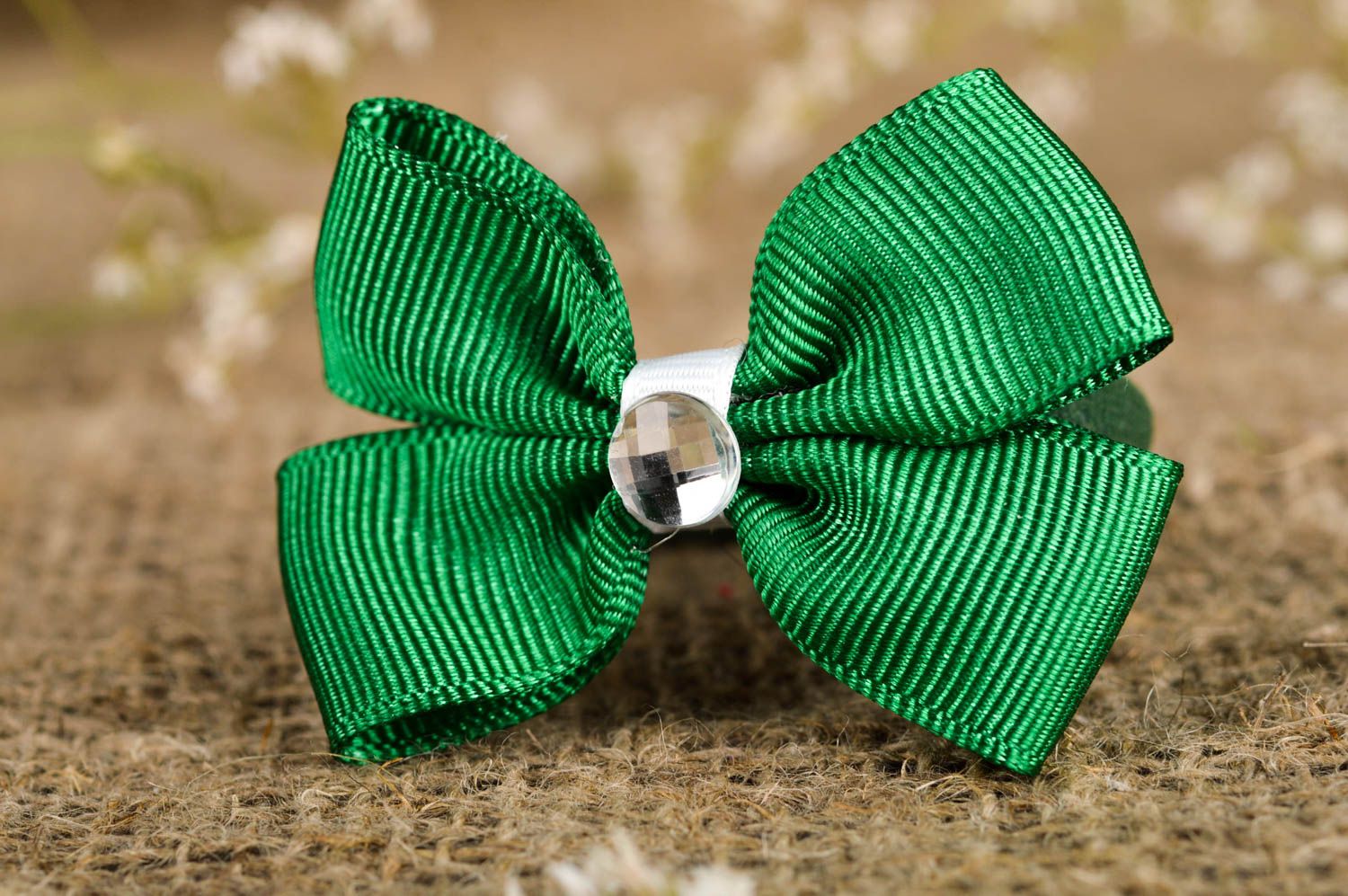 Handmade hair accessory bow hair tie hair scrunchie best gifts for girls photo 1