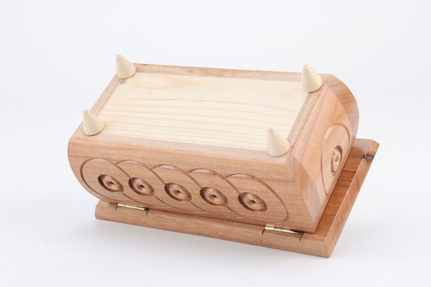 Rectangular wooden box photo 3