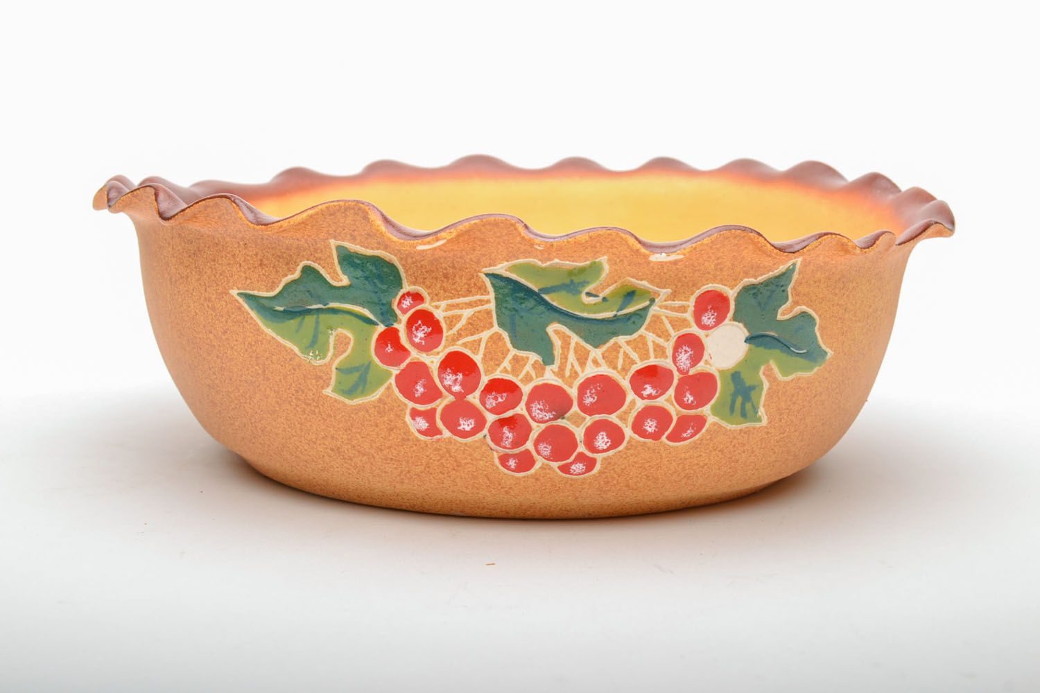 Ceramic bowl with ornament  photo 3