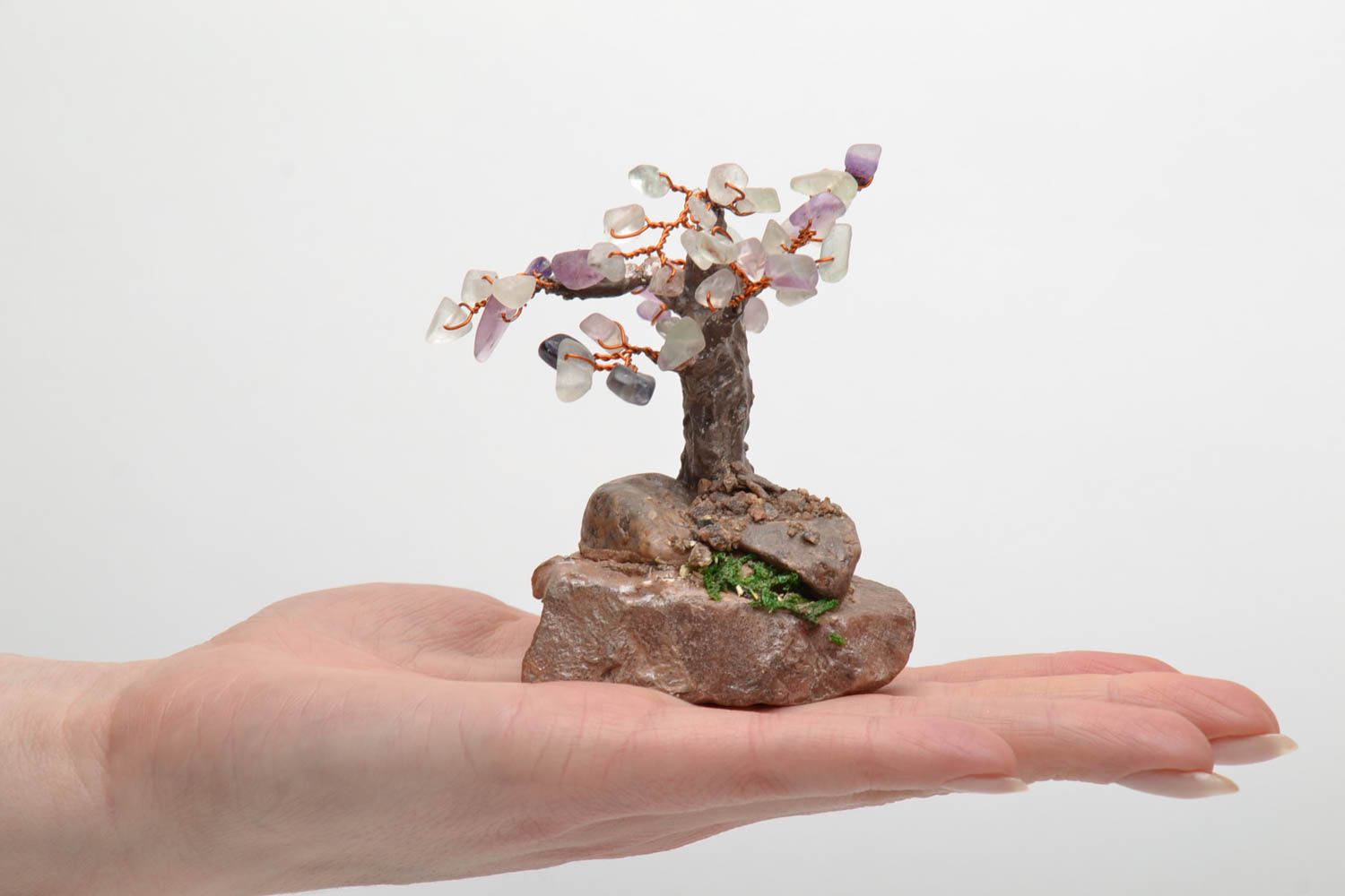 Handmade decorative bonsai tree photo 2