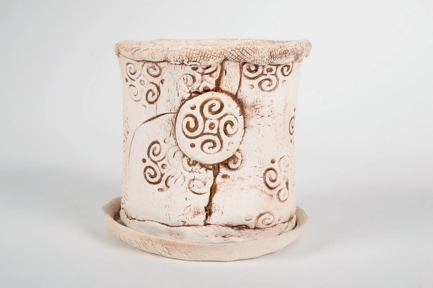 Flower pot with stand Snowflake photo 2