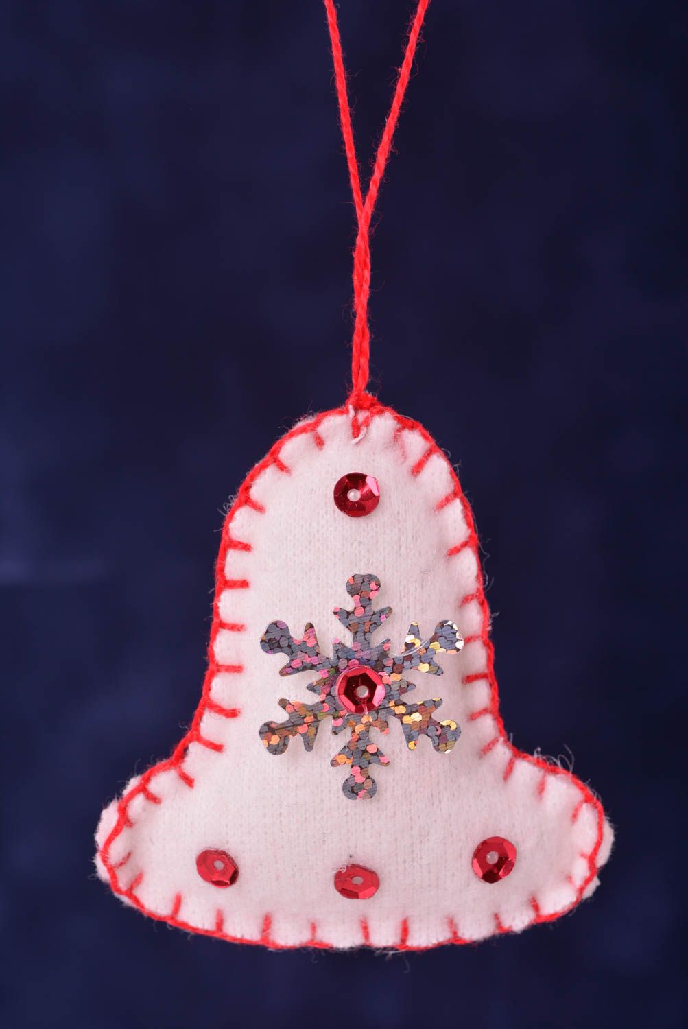 Handmade Weihnachtsschmuck aus Filz Deko für Weihnachten Tannenbaum Anhänger  foto 4