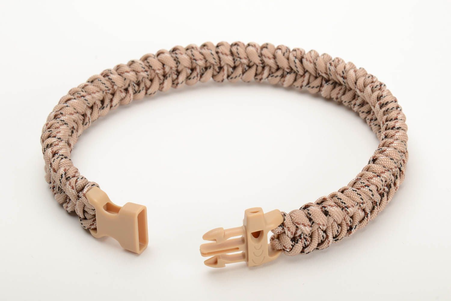 Handmade Textil Halsband für Hund aus Paracord fest schön geflochten  foto 3