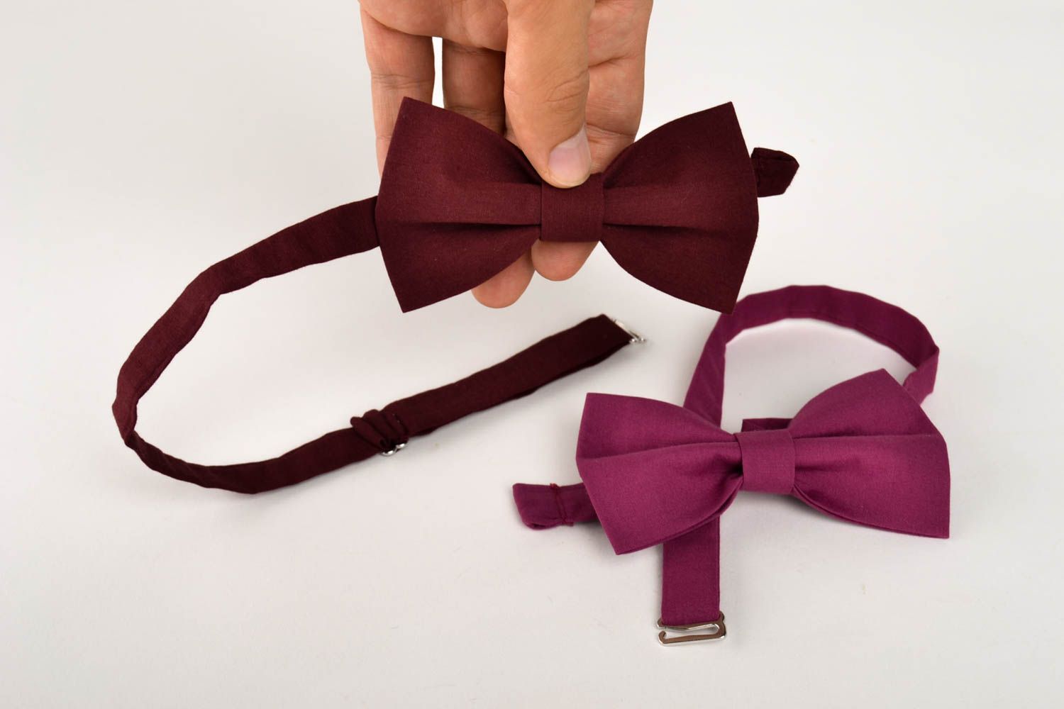 Beautiful handmade textile bow tie 2 bow ties fashion trends best gifts for him photo 5