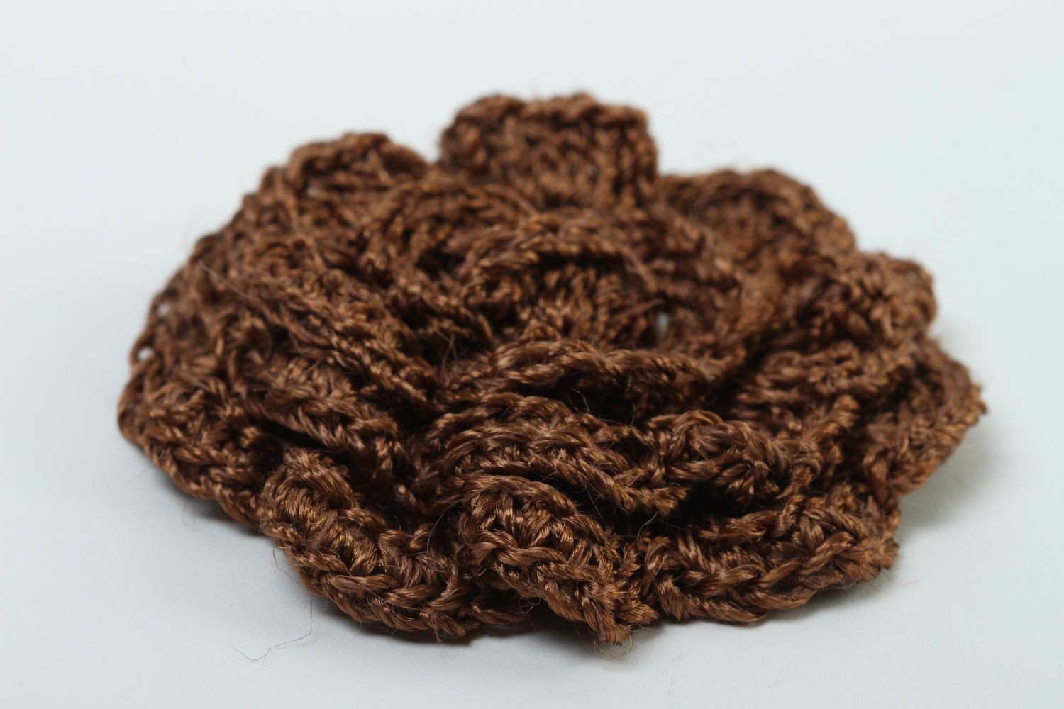 Handmade crocheted flower for jewelry making art supplies diy products photo 3