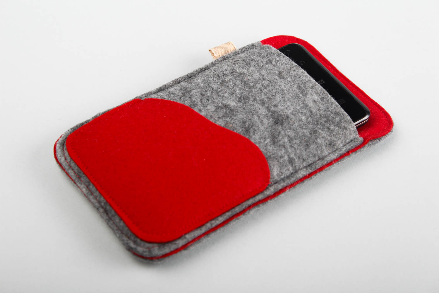 Woolen phone case handmade designer phone case gadget accessories felt ideas photo 5