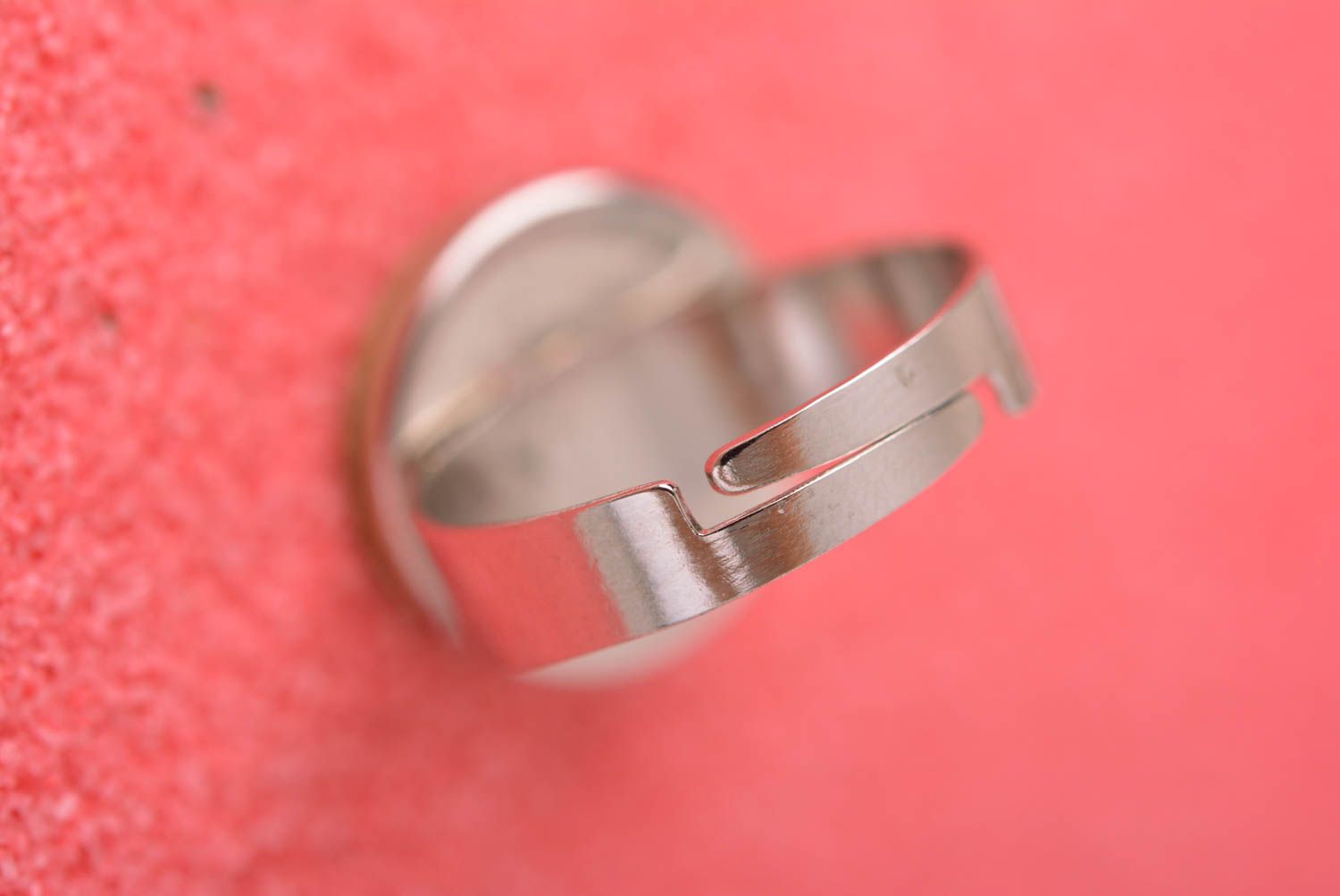 Кольцо ручной работы кольцо из эпоксидной смолы женское кольцо зеленое фото 5