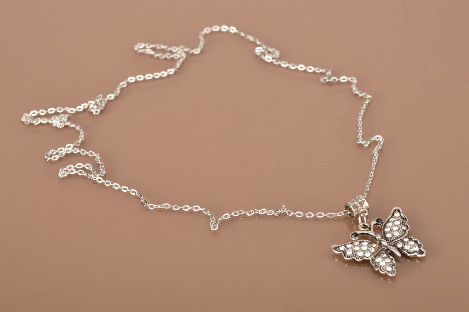Designer stylish pendant beautiful butterfly accessory handmade jewelry photo 3