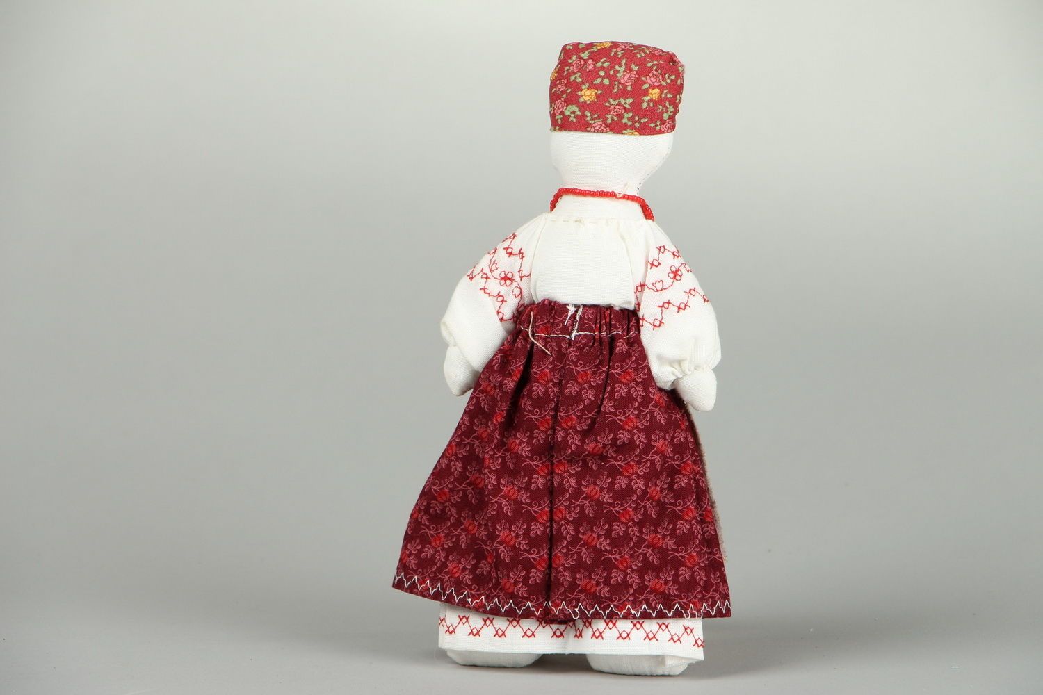 Primitive doll in folk costume photo 4